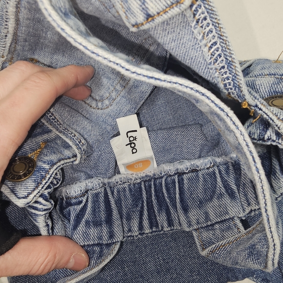 OP Blue Denim Women's Overalls - Picture 4 of 4